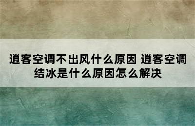 逍客空调不出风什么原因 逍客空调结冰是什么原因怎么解决